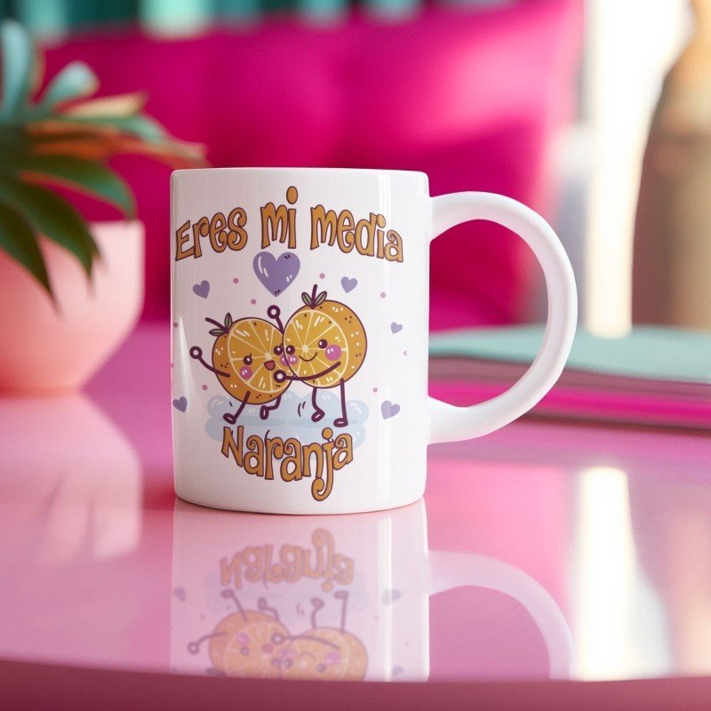 TAZA MEDIA NARANJA