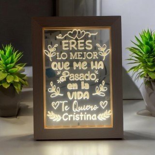 CUADRO LED ERES LO MEJOR