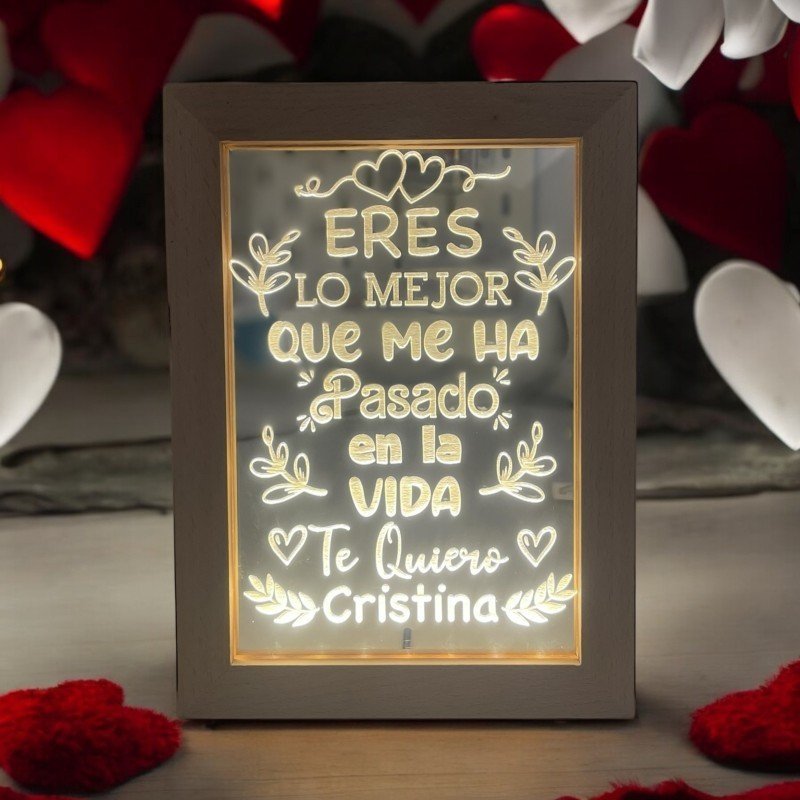 CUADRO LED ERES LO MEJOR
