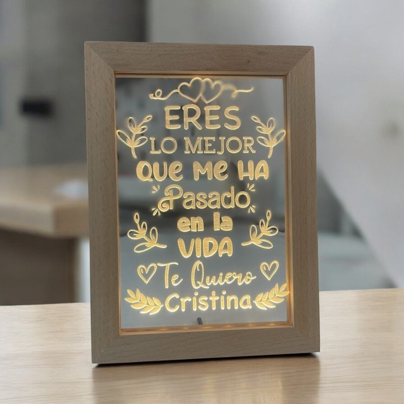 CUADRO LED ERES LO MEJOR