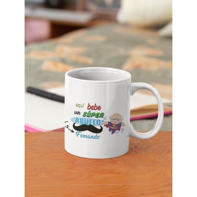 TAZA ABUELO SUPER HÉROE