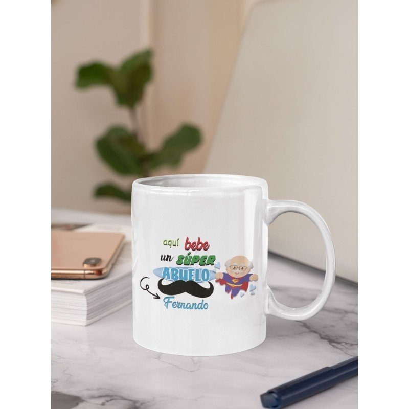 TAZA ABUELO SUPER HÉROE