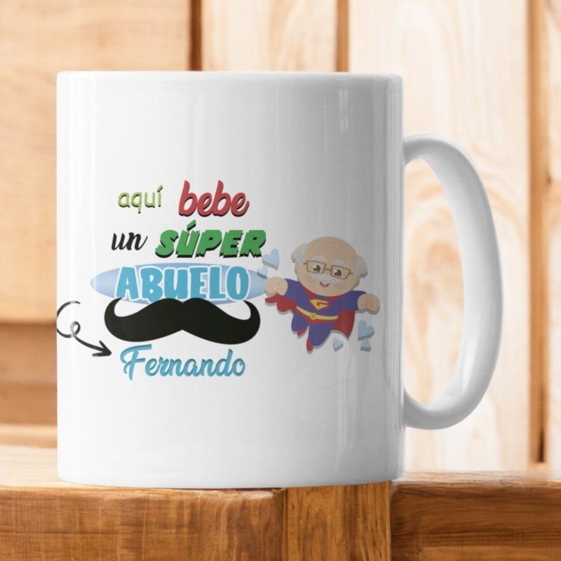 TAZA ABUELO SUPER HÉROE