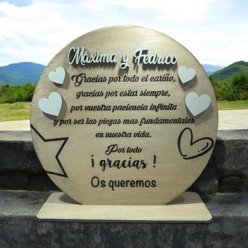 PLACA GRACIAS