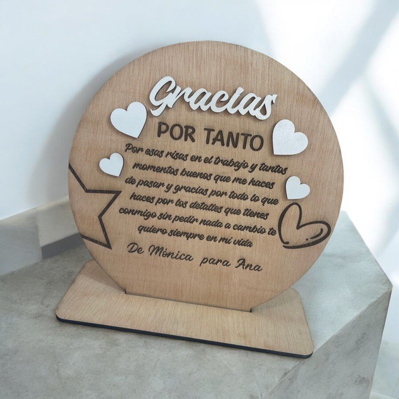 PLACA GRACIAS