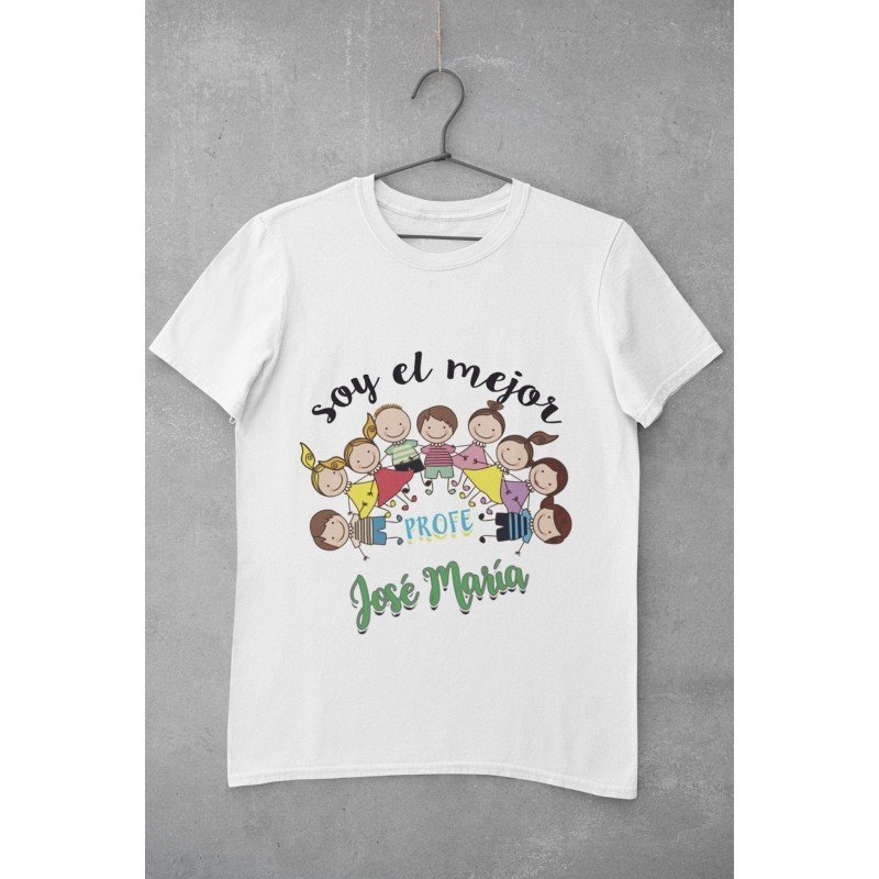 CAMISETA MEJOR PROFE Y SEÑO