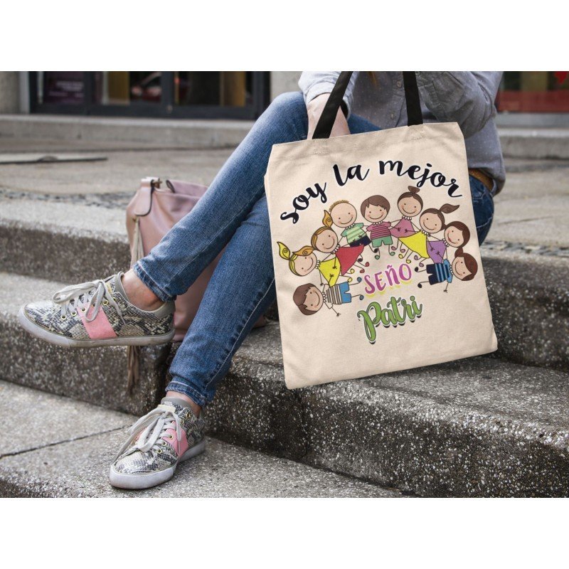 TOTE BAG MEJOR PROFE Y SEÑO