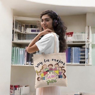 TOTE BAG MEJOR PROFE Y SEÑO