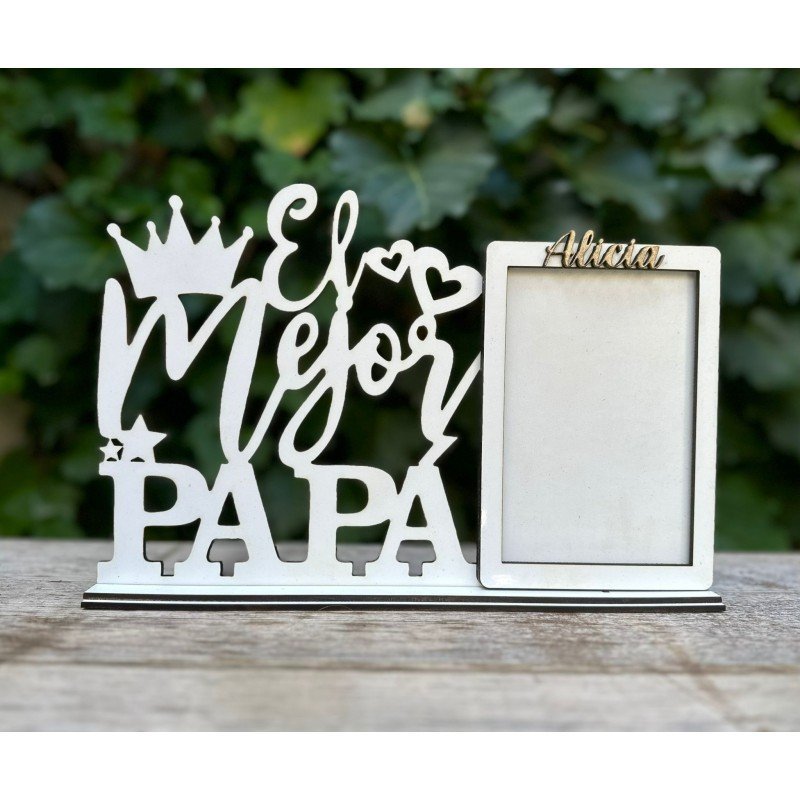 PORTA FOTOS EL MEJOR PAPÁ