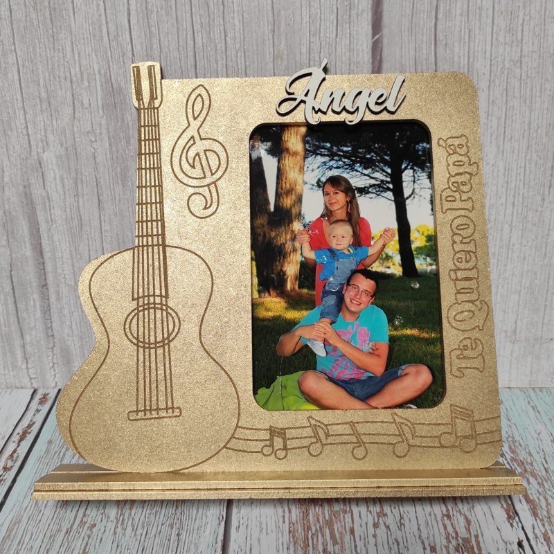 PORTA FOTOS GUITARRA