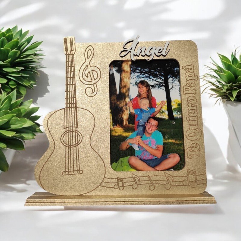 PORTA FOTOS GUITARRA