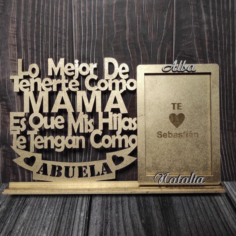 PORTA FOTOS MAMÁ Y ABUELA