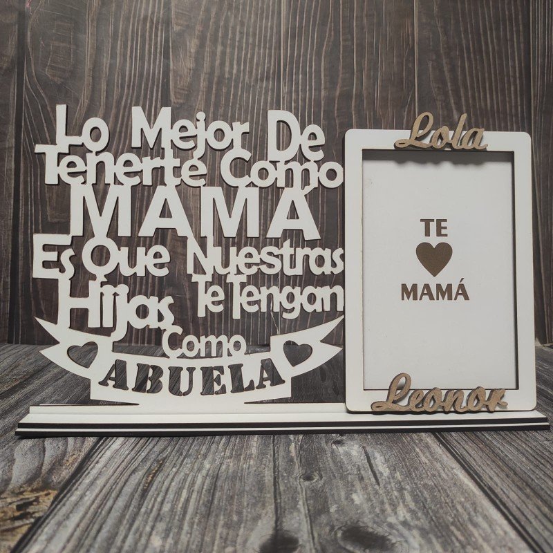 PORTA FOTOS MAMÁ Y ABUELA