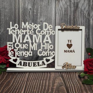 PORTA FOTOS MAMÁ Y ABUELA