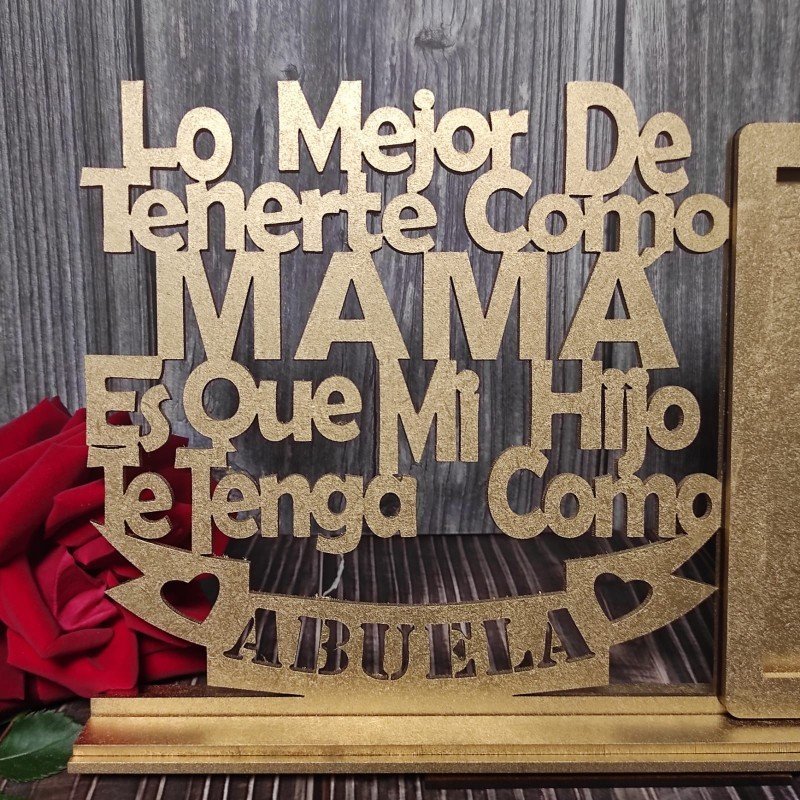 PORTA FOTOS MAMÁ Y ABUELA