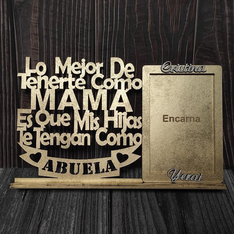 PORTA FOTOS MAMÁ Y ABUELA