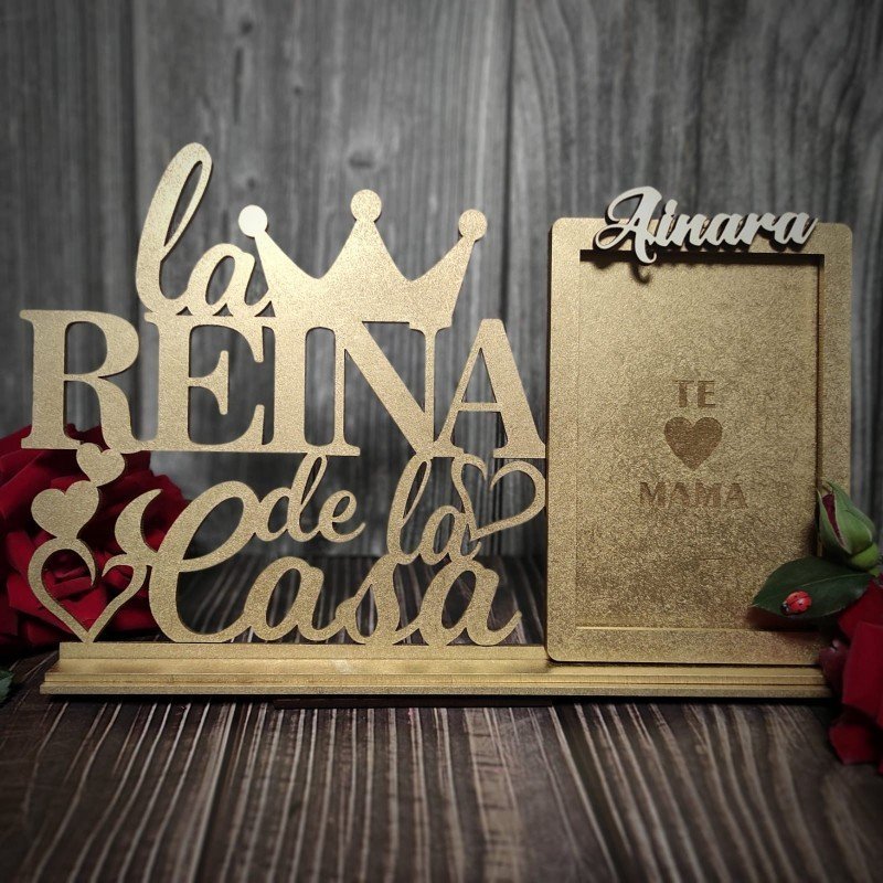 PORTA FOTOS LA REINA