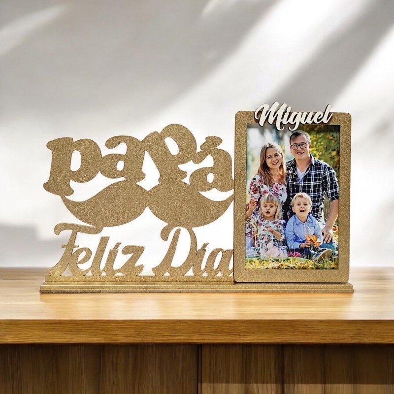 PORTA FOTOS BIGOTE FELIZ