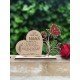 CORAZÓN CON ROSA MAMÁ