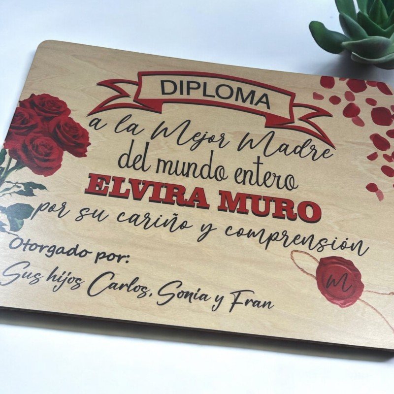 DIPLOMA A LA MEJOR MADRE