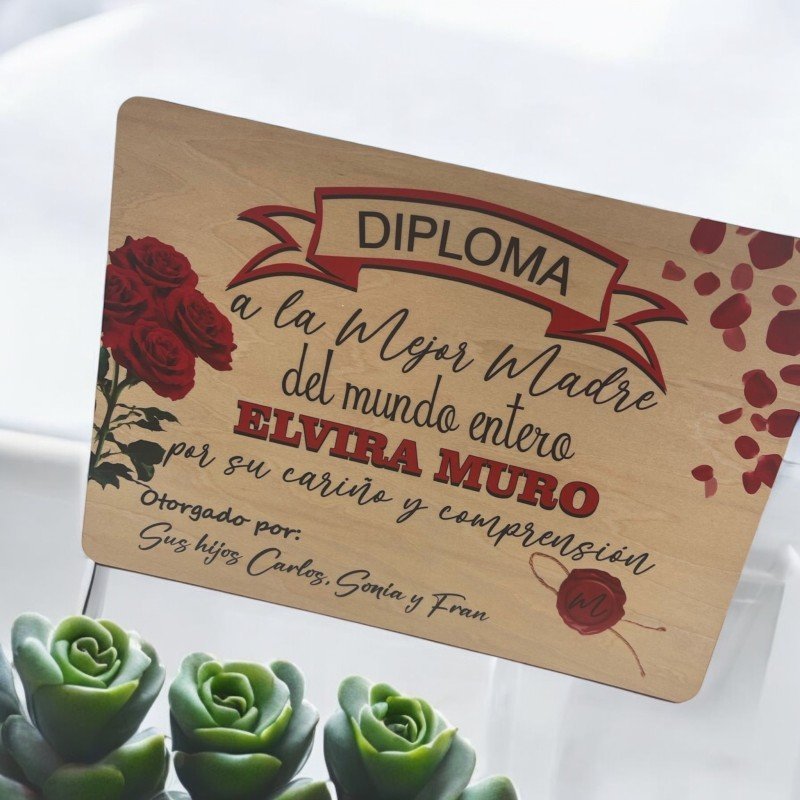 DIPLOMA A LA MEJOR MADRE