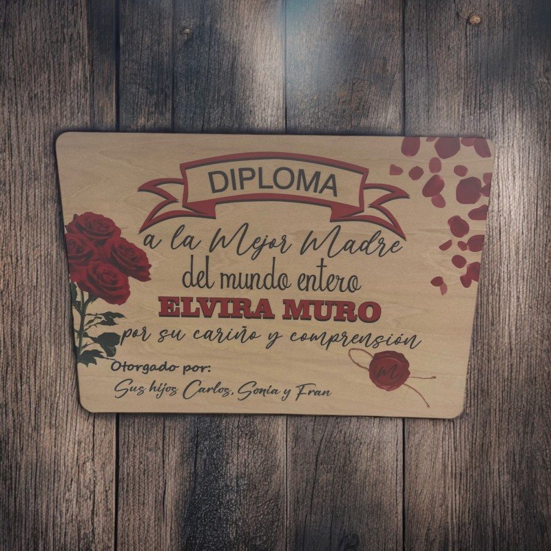 DIPLOMA A LA MEJOR MADRE