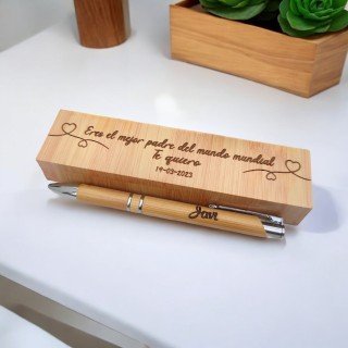 CAJA BOLÍGRAFO EL MEJOR PADRE