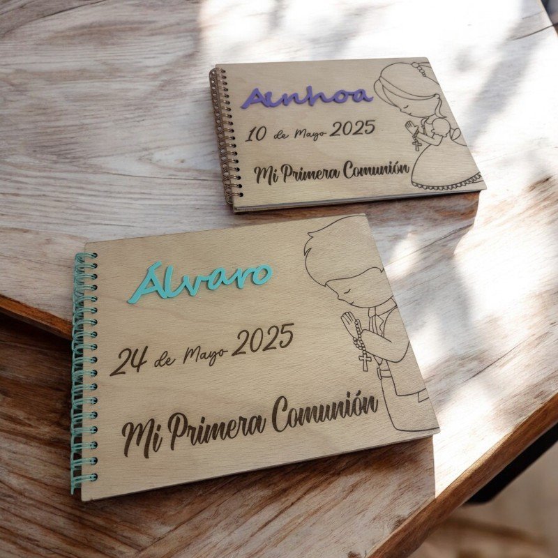 ÁLBUM COMUNIÓN MADERA