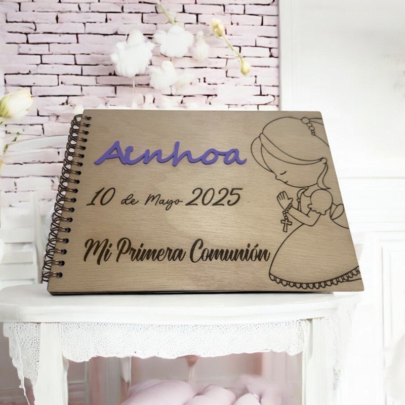 ÁLBUM COMUNIÓN MADERA