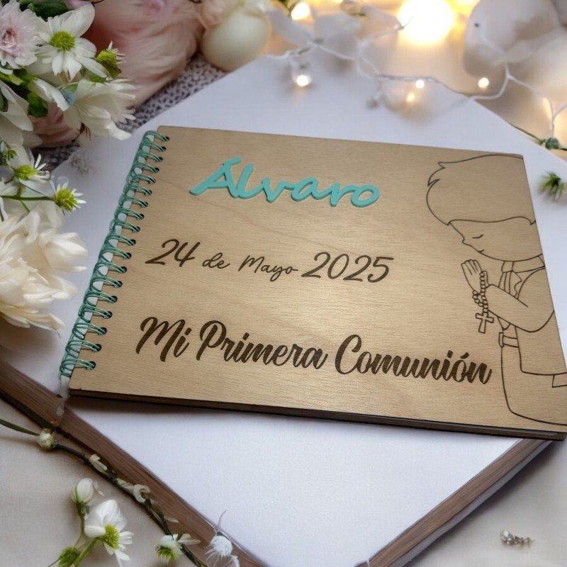 ÁLBUM COMUNIÓN MADERA