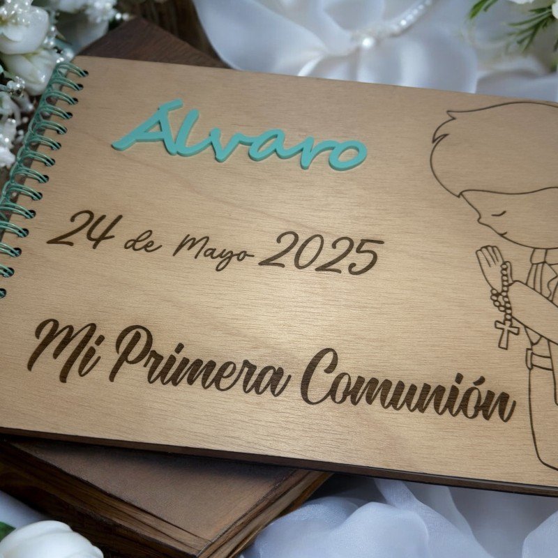 ÁLBUM COMUNIÓN MADERA