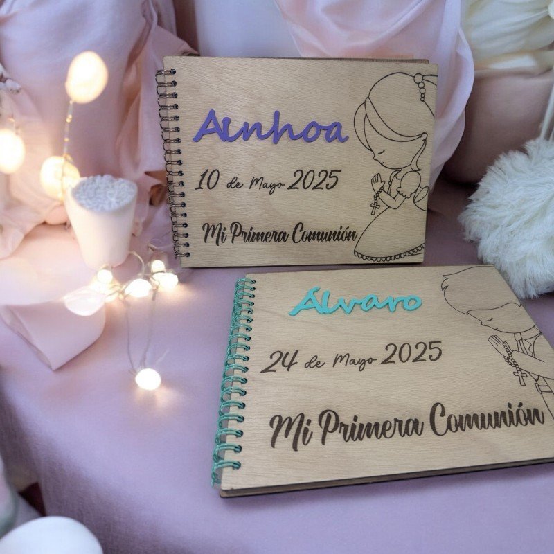 ÁLBUM COMUNIÓN MADERA