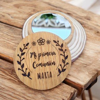ESPEJO BAMBÚ COMUNIONES