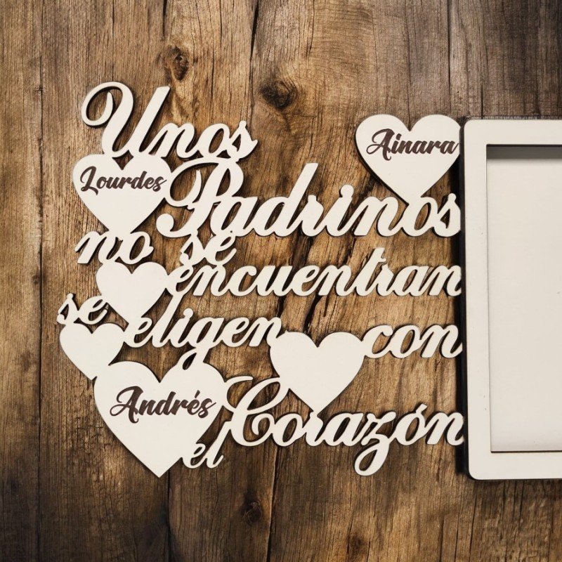 PORTA FOTOS PADRINOS