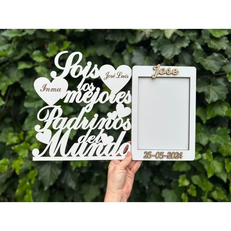 PORTA FOTOS LOS MEJORES PADRINOS