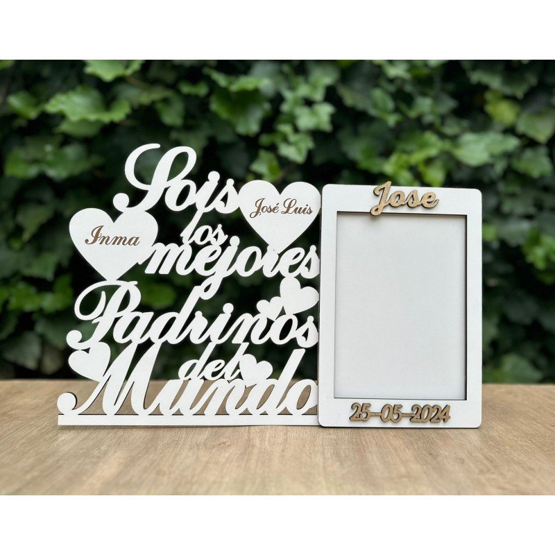 PORTA FOTOS LOS MEJORES PADRINOS