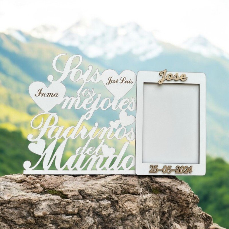PORTA FOTOS LOS MEJORES PADRINOS