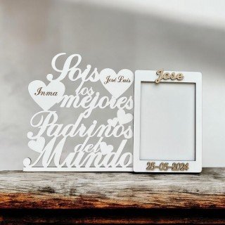 PORTA FOTOS LOS MEJORES PADRINOS