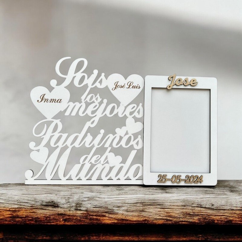 PORTA FOTOS LOS MEJORES PADRINOS
