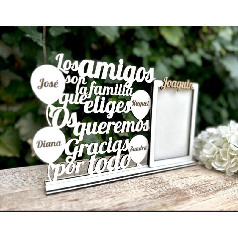 PORTA FOTOS GLOBOS AMIGOS
