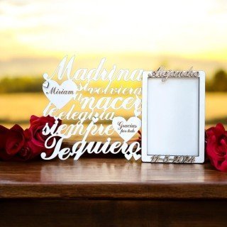 PORTA FOTOS SI VOLVIERA A NACER