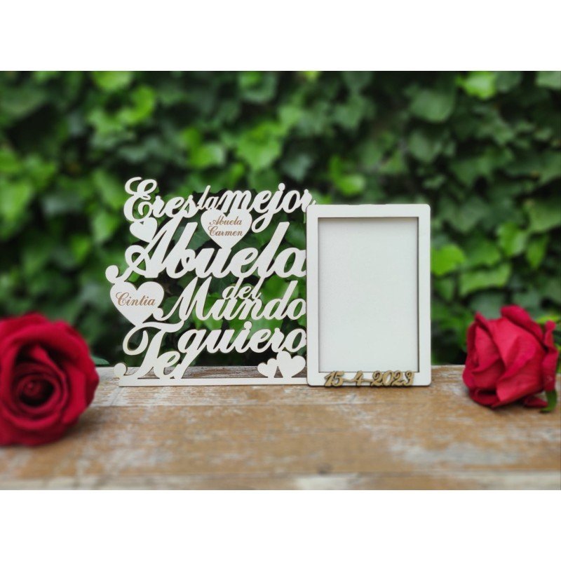PORTA FOTOS MEJOR ABUELA DEL MUNDO