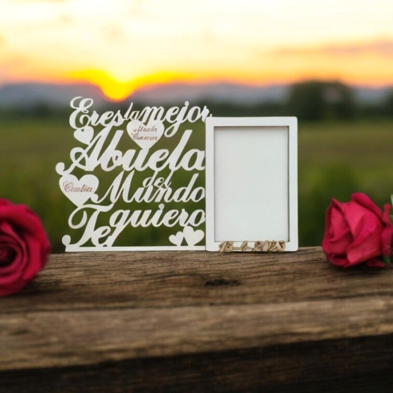 PORTA FOTOS MEJOR ABUELA DEL MUNDO