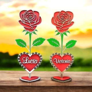 ROSA CON BASE
