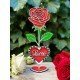 ROSA CON BASE