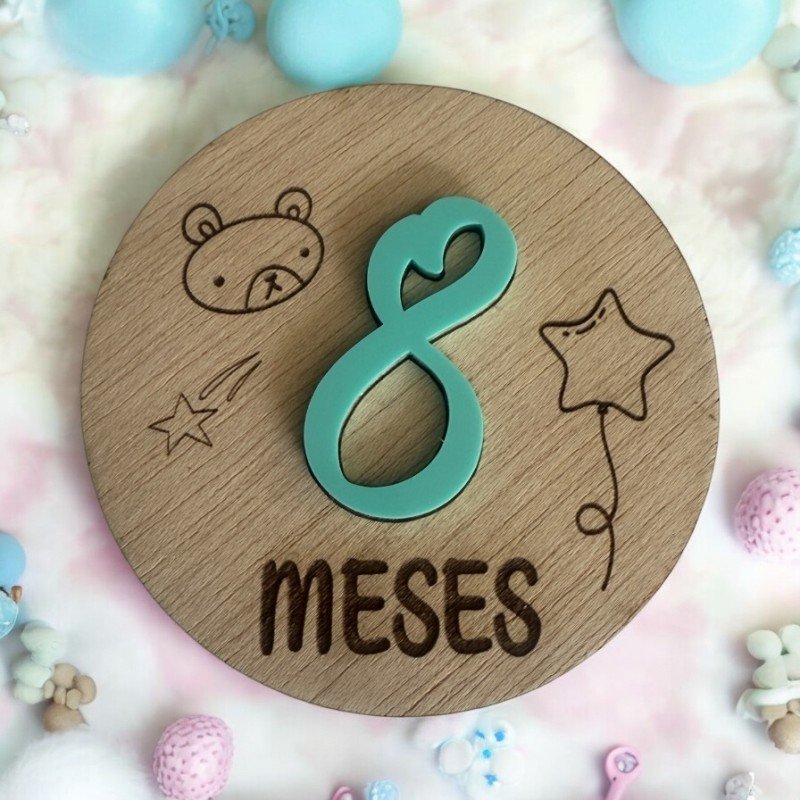 CUMPLE MESES COLORES