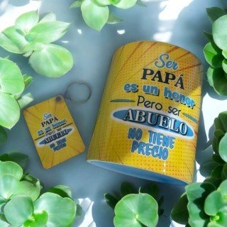 PACK LLAVERO + TAZA SER ABUELO