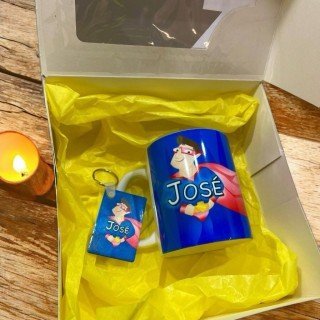 PACK LLAVERO + TAZA SÚPER PAPÁ