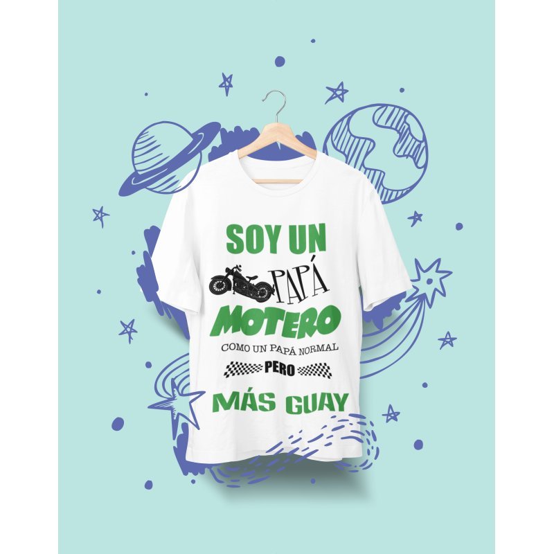 CAMISETA PAPÁ MOTERO