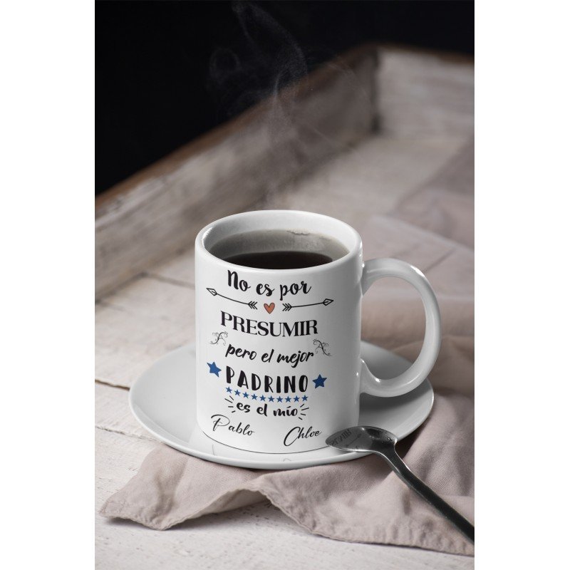 TAZA PRESUMIR DE PADRINO
